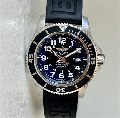 breitling horlogeband rubber a17392|Breitling Superocean Ii A17392 .